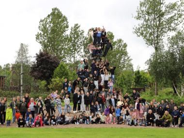 Fællesfoto fra Djurs Sommerland 2025